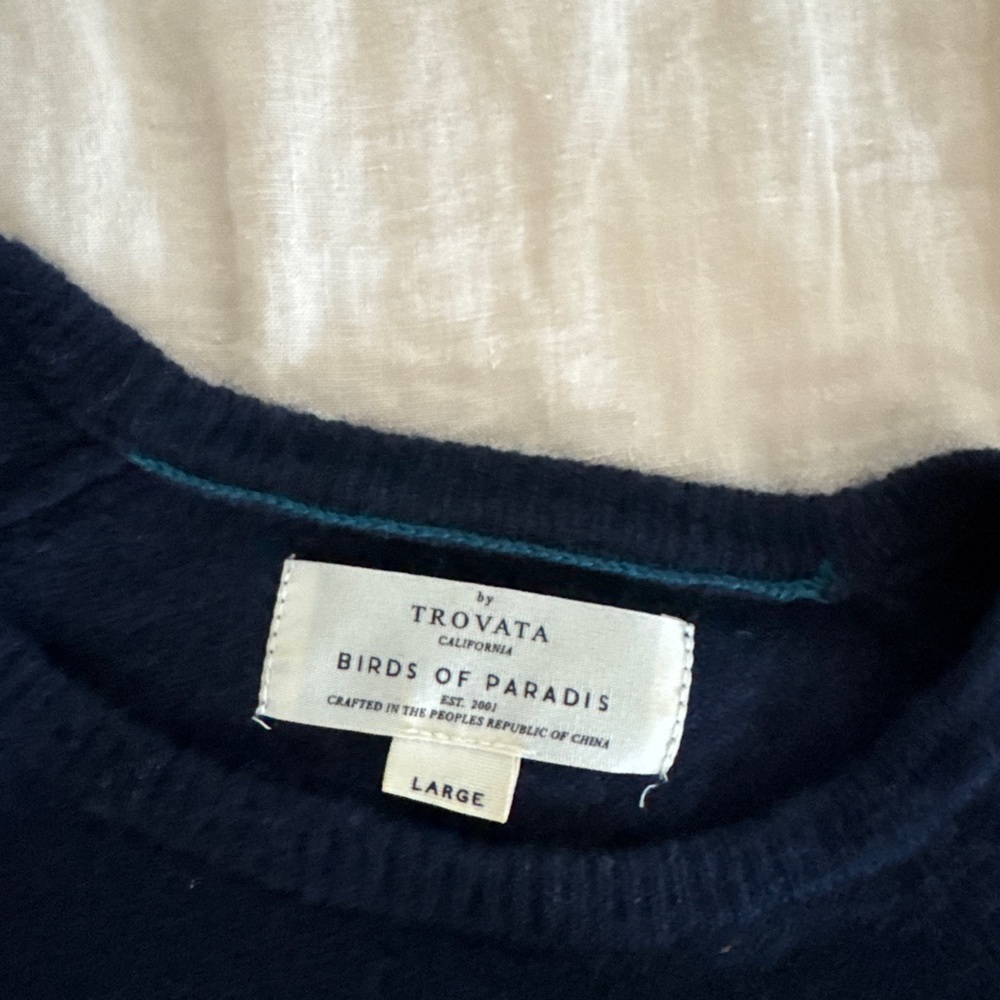Birds of Paradis by TROVATA Cashmere Sweater - Picture 8 of 9